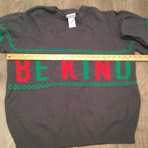 Ugly Christmas Sweater Be Kind themed mens XXL - Picture 4 of 4